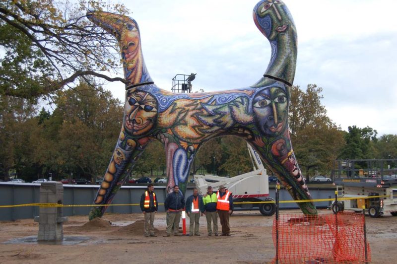 sculpture relocation